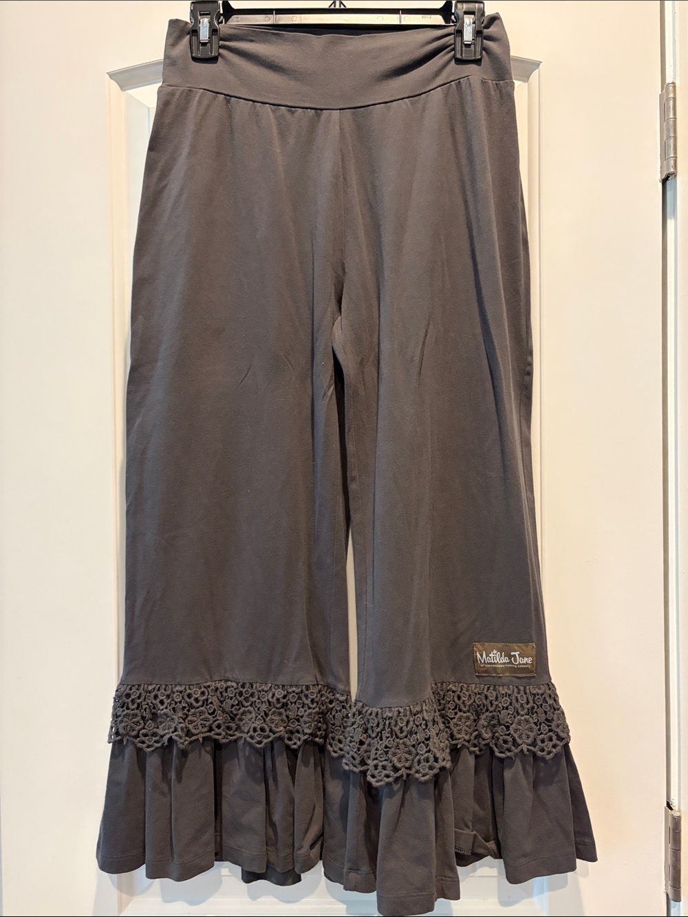 Matilda Jane Gray Ruffle Pants